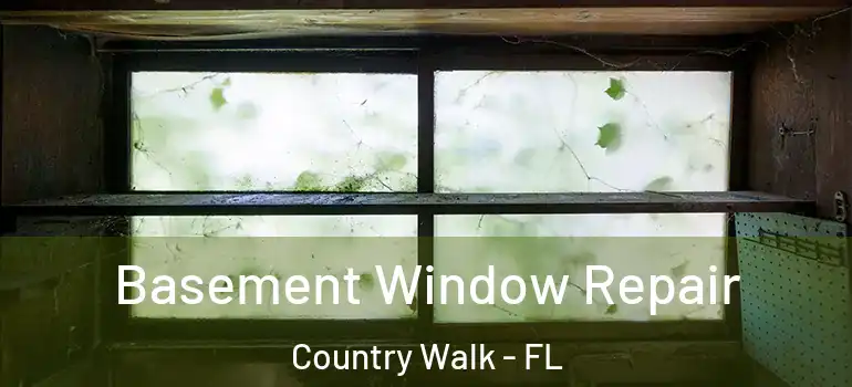 Basement Window Repair Country Walk - FL