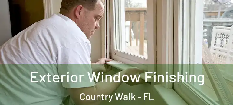 Exterior Window Finishing Country Walk - FL