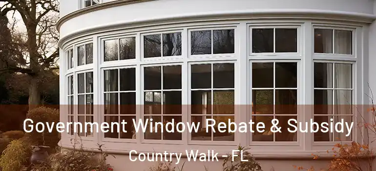 Government Window Rebate & Subsidy Country Walk - FL