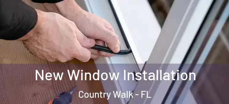 New Window Installation Country Walk - FL
