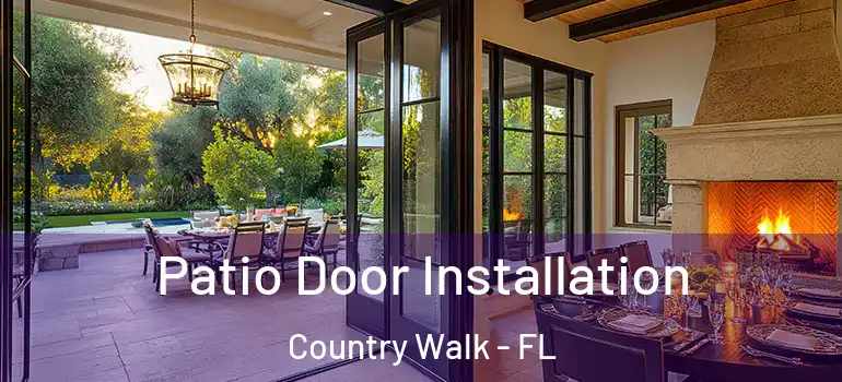 Patio Door Installation Country Walk - FL