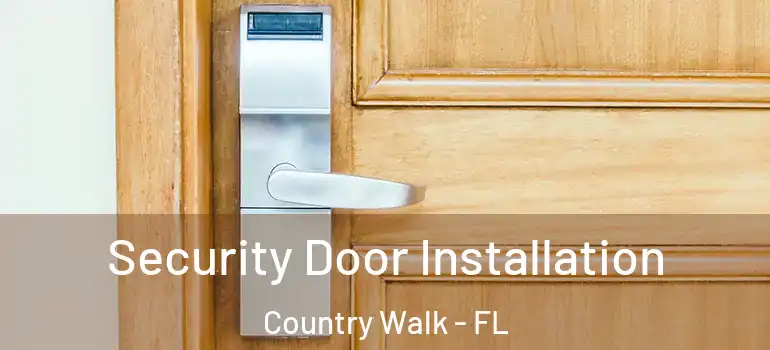 Security Door Installation Country Walk - FL