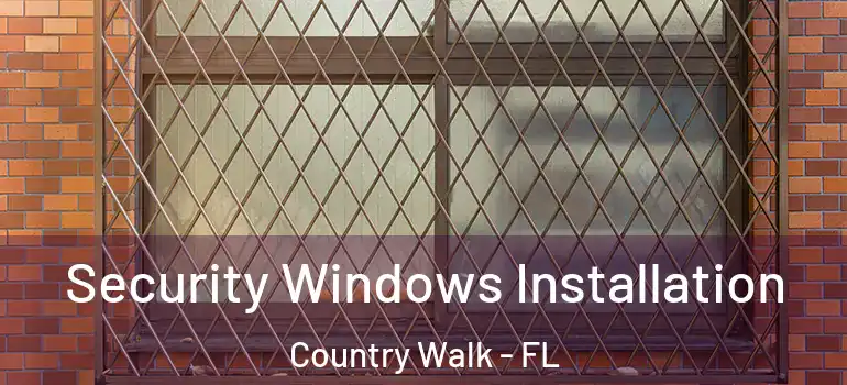 Security Windows Installation Country Walk - FL