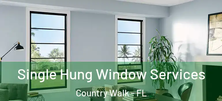 Single Hung Window Services Country Walk - FL