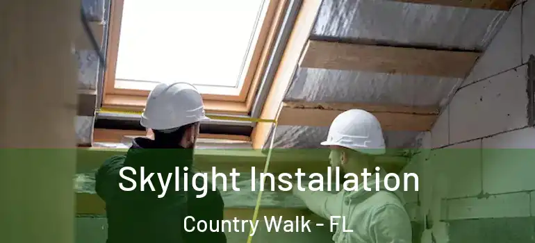 Skylight Installation Country Walk - FL