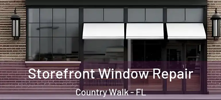 Storefront Window Repair Country Walk - FL