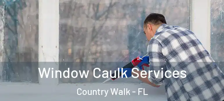 Window Caulk Services Country Walk - FL