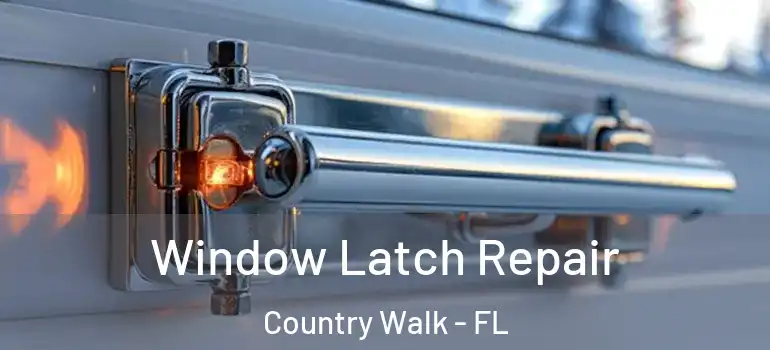 Window Latch Repair Country Walk - FL