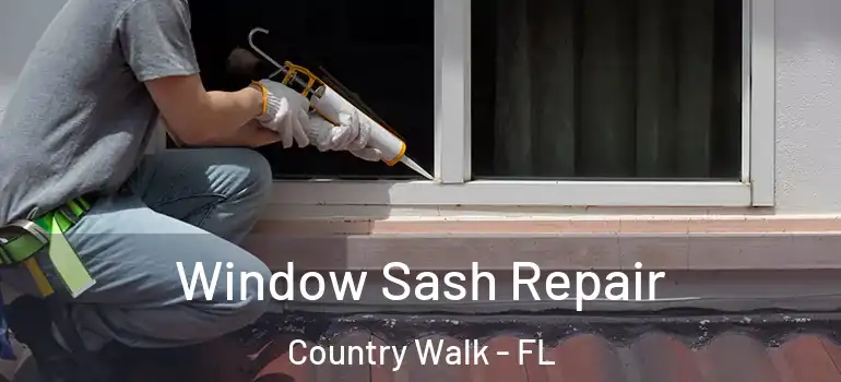 Window Sash Repair Country Walk - FL
