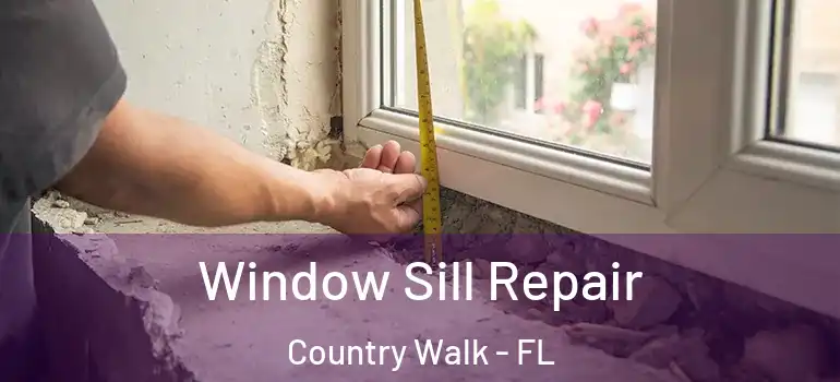 Window Sill Repair Country Walk - FL