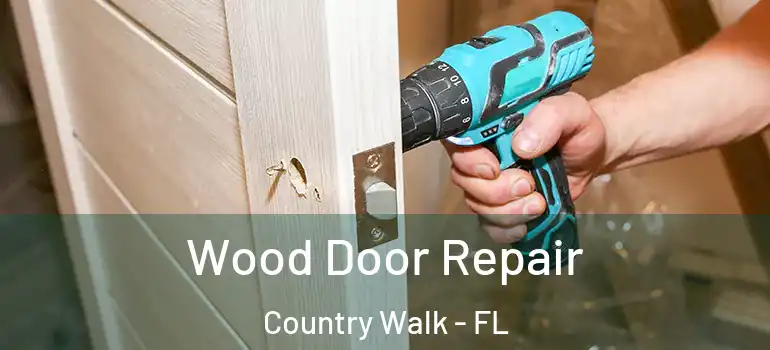 Wood Door Repair Country Walk - FL